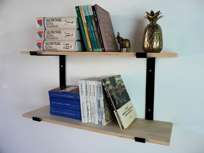 półka DUAL SHELF black - obrazek 3