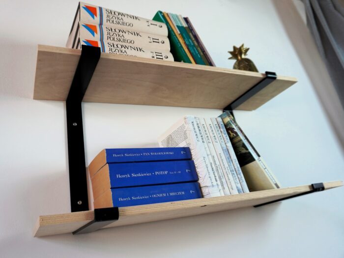 półka DUAL SHELF black - obrazek 4