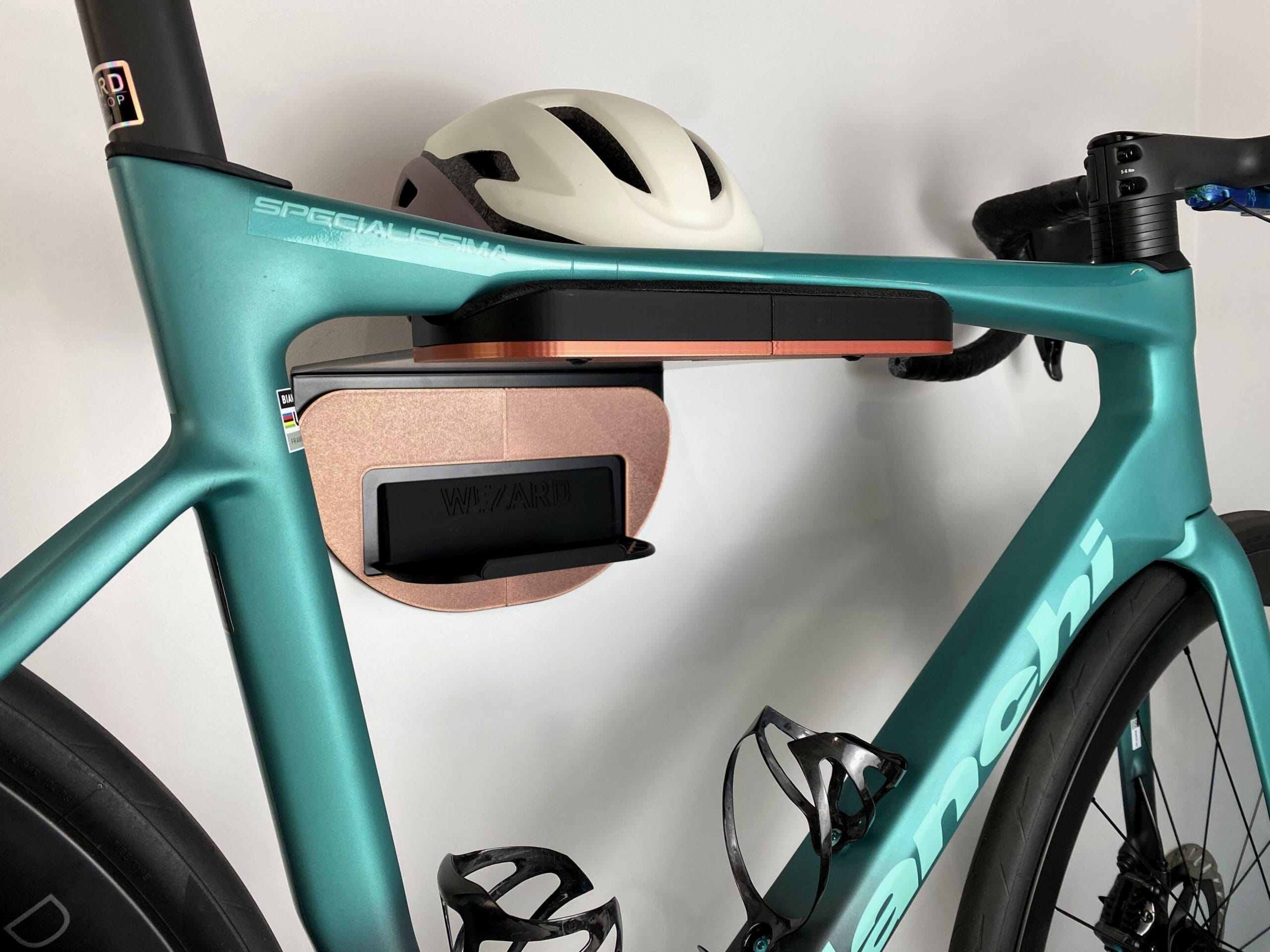 Uchwyt na rower Galibier czarny z akcentami miedzi - obrazek 6