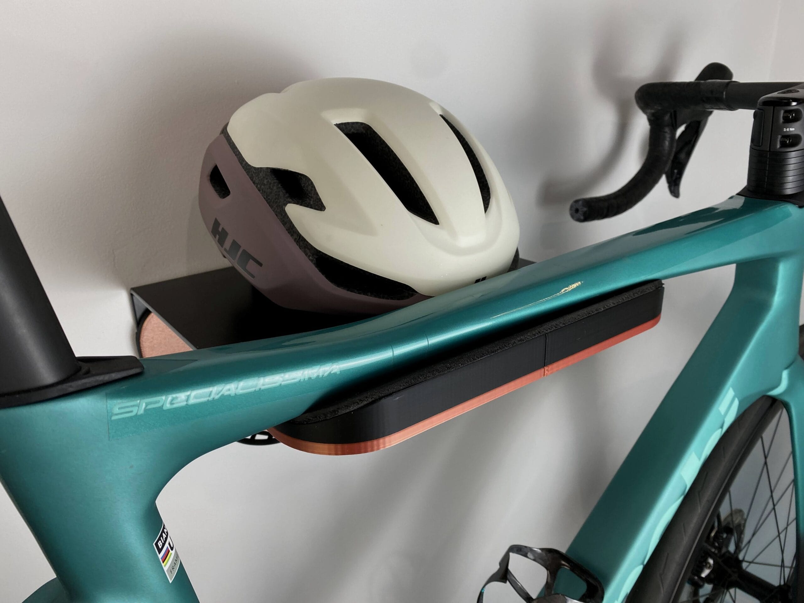 Uchwyt na rower Galibier czarny z akcentami miedzi - obrazek 5