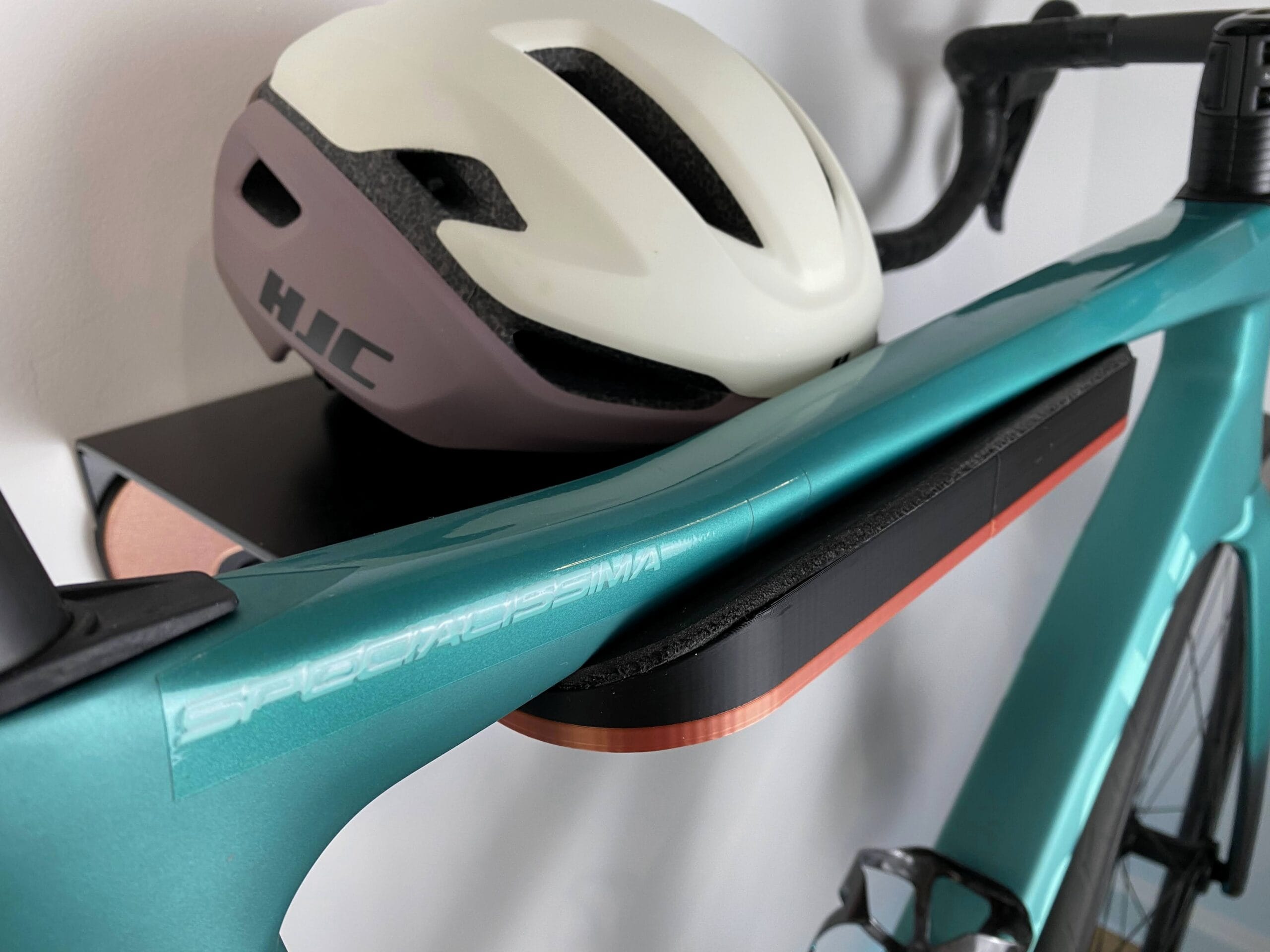 Uchwyt na rower Galibier czarny z akcentami miedzi - obrazek 4