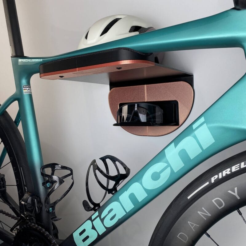 Uchwyt na rower Galibier czarny z akcentami miedzi