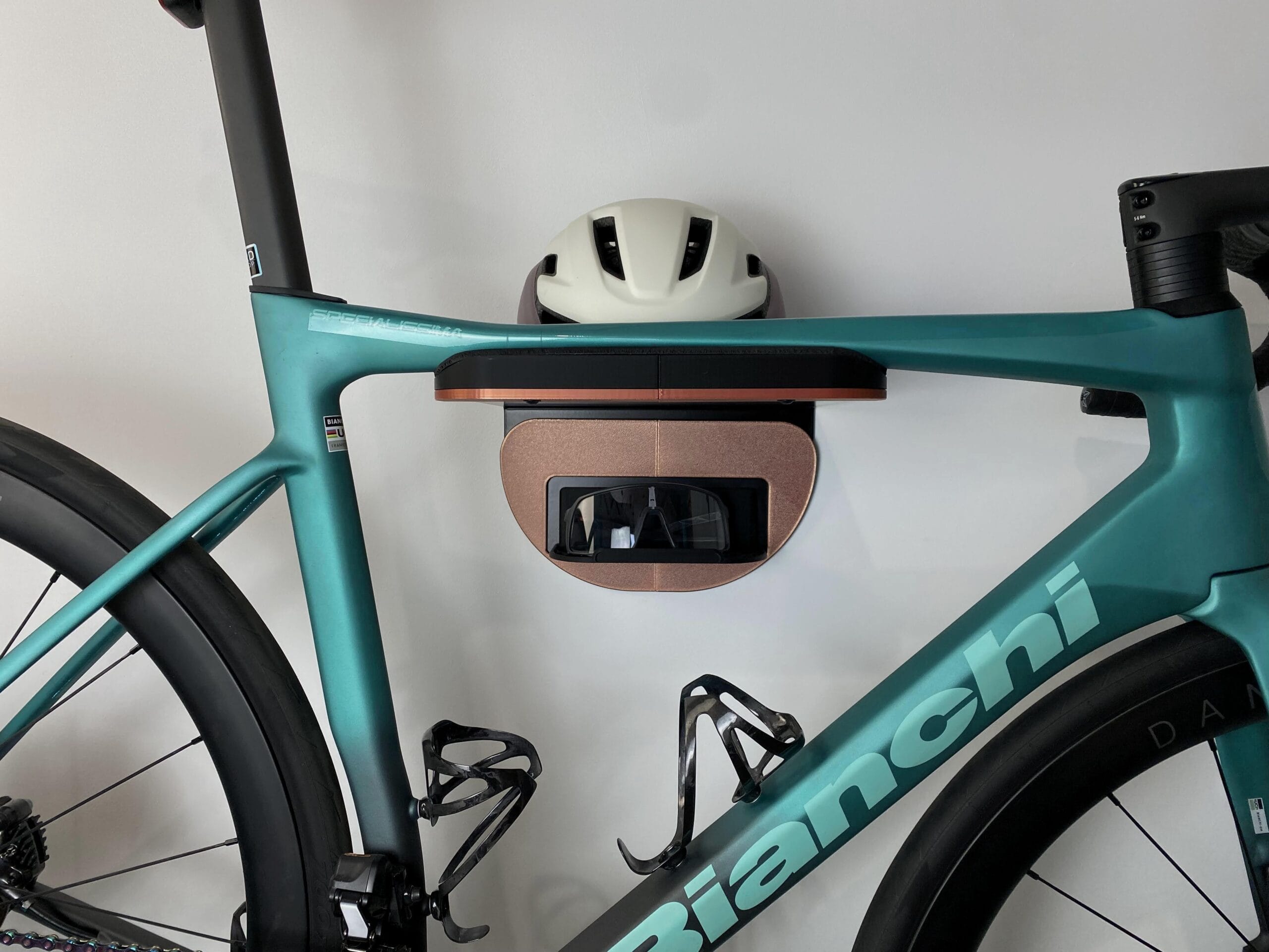 Uchwyt na rower Galibier czarny z akcentami miedzi - obrazek 2